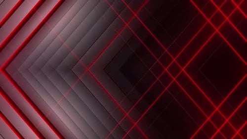 4 K Synchronized Neon Blocks 8