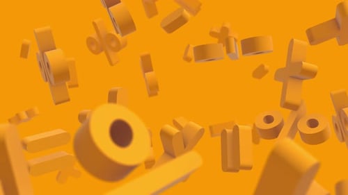 Hintergrundanimation für Mathematik und Mathematik