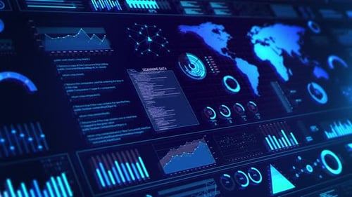 Business and Market Data Analysis and Reports with Infographics Bar Stats Charts and Diagrams