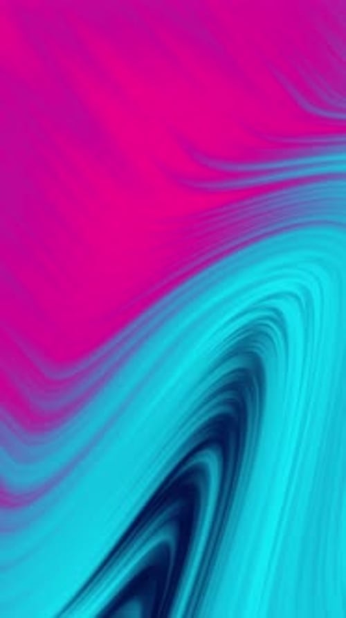 Animación de fondo vertical Remolinos abstractos de color verde azulado y rosa: una vibrante obra de arte digital