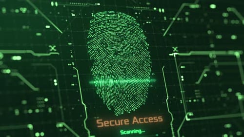 fingerprint scanner interface