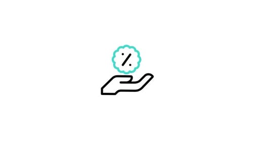 Discount Line Animated Icon