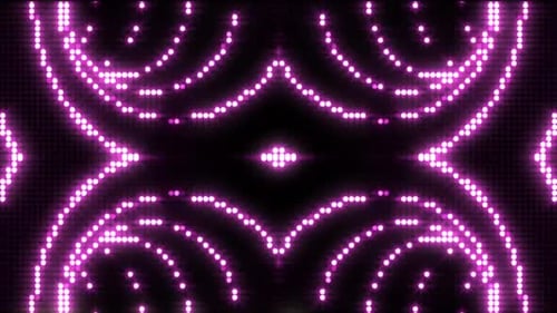 Vibrant pink lights pulsate dynamically in a captivating stage show backdrop