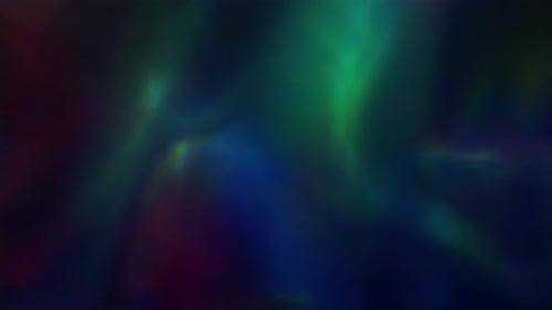 Abstract Aurora Liquid Light Glow with Soft Blue and Green Ambient Background Loop 4K