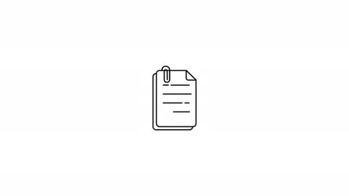 Documents And Papers On A White Background Simple And Clean