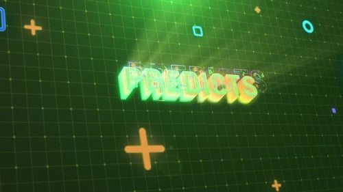 Futuristic Digital Grid Text Reveal Animation
