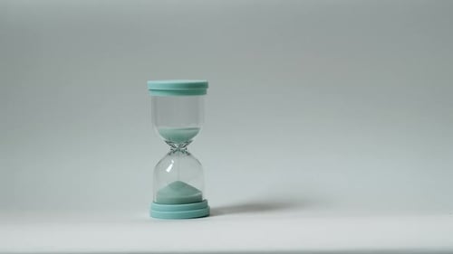 Hourglass Isolated on White Background
