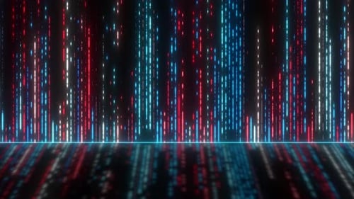 Animación en bucle de ecualizador, ecualizador de sonido multicolor, fondo de discoteca y discoteca,