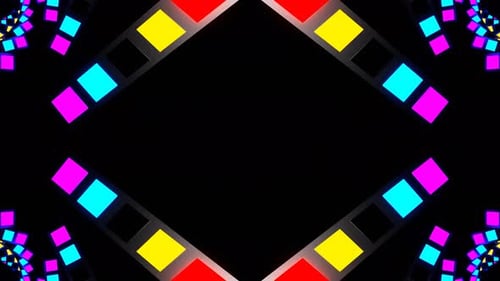 Multicolor Slow Strobe Spiral Kaleidoscope Background Vj Loop In 4K