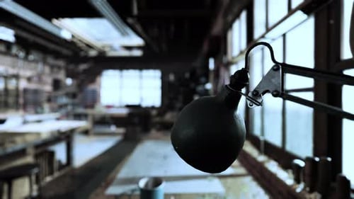 Traditional Old Carpenter Workshop Interior