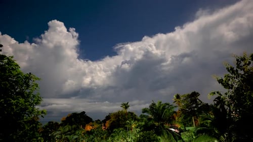 Thunderstorm timelapse at tropical Koh Samui, Thailand