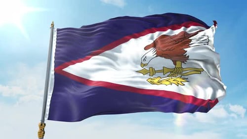 American Samoa Flag 4K