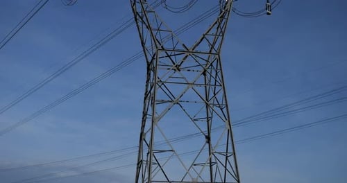 Power line , hight voltage in France
