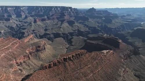 Cinematic Aerial Helicopter Footage of Grand Canyon National Park in Arizona