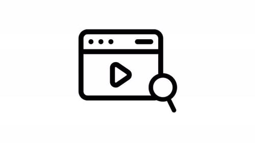 search line icon animation