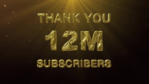 12M Subscribers Celebration Greeting