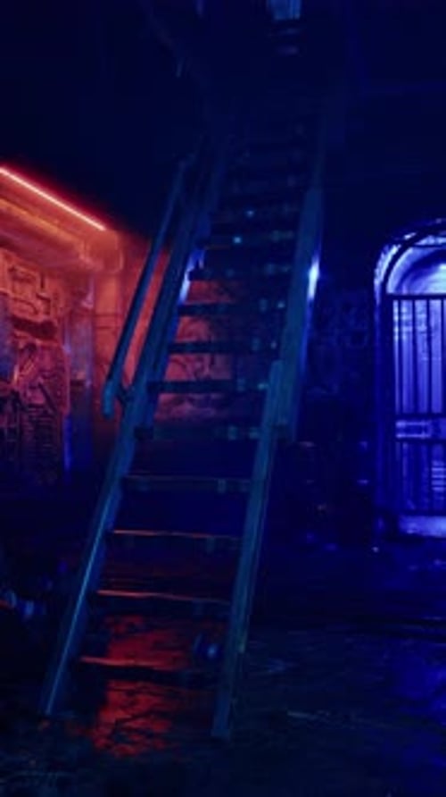 Stairs Leading to Door