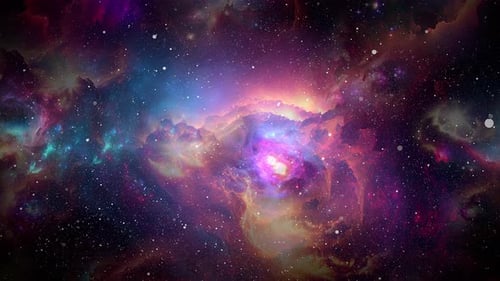 53 Nebelgalaxie Space Loop 4K