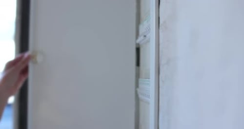 Hand Fuses Electrical Box Close Up