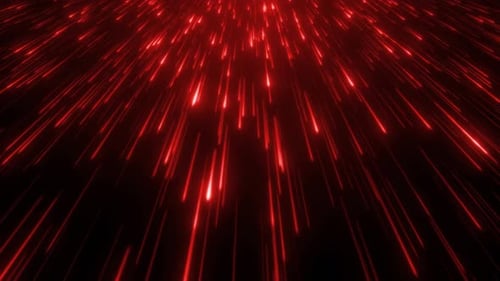 Particle Glowing red Line Falling Like Digital Data Glow Background. Luxury Motion Background, Parti