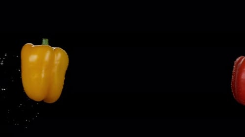Bell Peppers Coliding in . with Phantom Flex