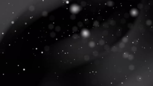 Abstract Dark Background with Floating Bokeh Particles