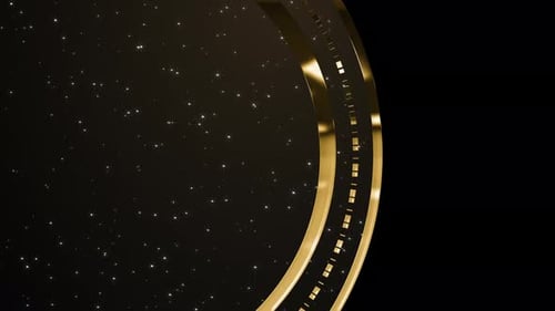 Gold Luxury Circle Background