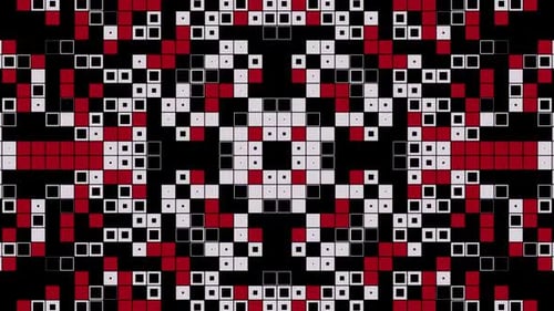 Patrones caleidoscópicos para vídeos musicales dinámicos de VJ Loop en conciertos