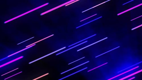 Abstract Neon Light Streaks Dynamic Motion Background