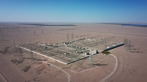 Vue aérienne d'un panneau solaire