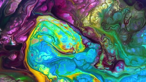 Abstract Colorful Ink Movements Spreads On Water Texture 276