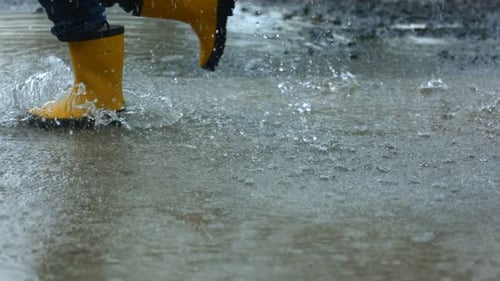 Running Through Puddles,