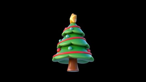 3D Christmas Tree Loop