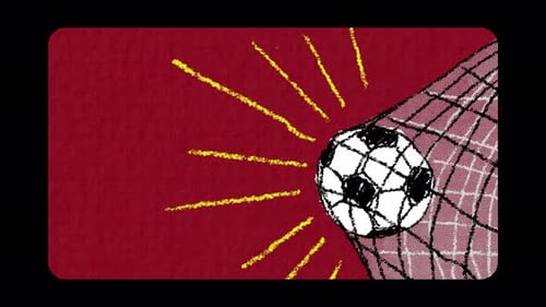 Soccer Goal Score Animated Badge