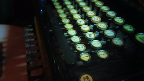 Vintage And Retro Old Technology Typewriter 5