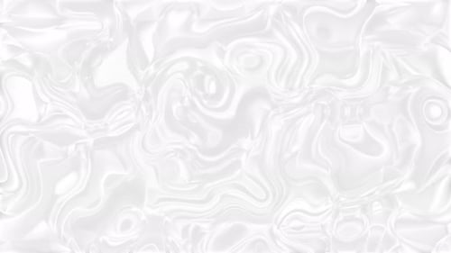 Abstract White Liquid Flowing Background Animation