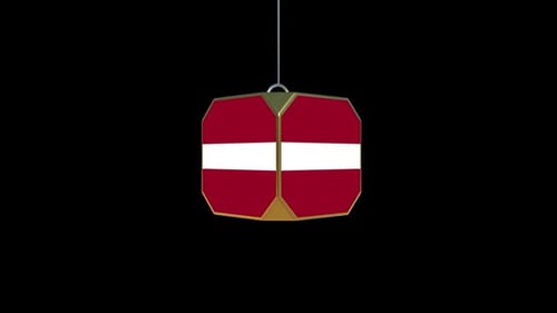 Assembling 3D Polygonal Flag Reveal Animation