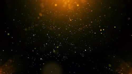 Hintergrundschleife mit Goldpartikeln