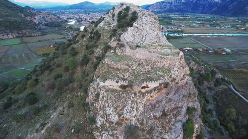 Turkey Mugla Kaunos Ancient City Full HD Drone