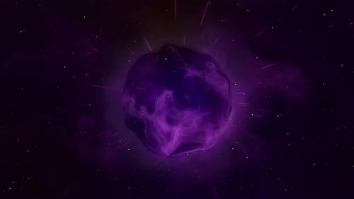Dynamic Fluid Space Orb Logo Reveal Animation