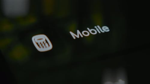 Categoria móvel no aplicativo Expense Tracker