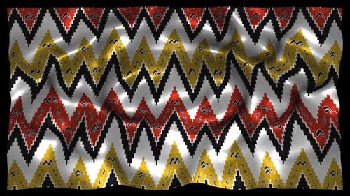 Batik Sulawesi Bugis Traditional Geometric Motif with Lontara Script – Indonesian Ethnic Pattern