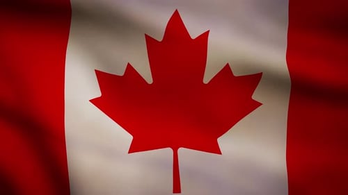 Canada waving flag