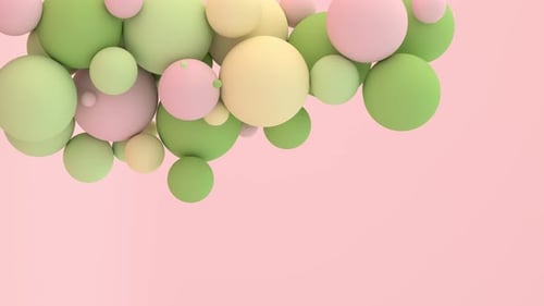 Spheres colliding with the edges of the screen