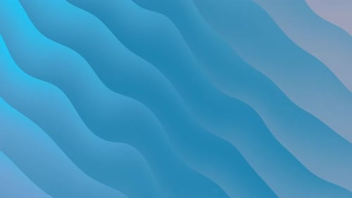 Abstract Fluid Blue Waves Looping Background