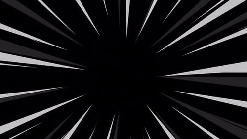 Animated Radial Speed Lines Burst Effect