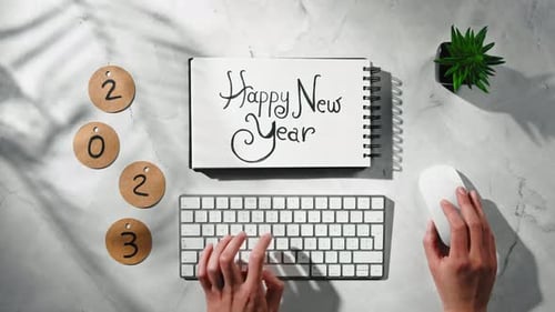 Plano de fundo de feliz ano novo