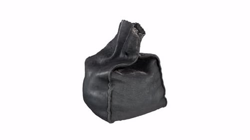 Leather Pouch 3d object rotating loop
