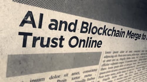 L'IA et la blockchain fusionnent pour redéfinir le titre du journal Trust Online