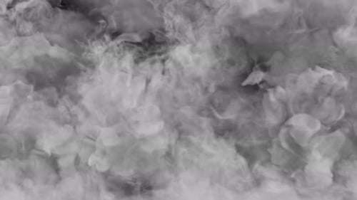 Realistic Dynamic Smoke Fog Flow Alpha Channel Effect